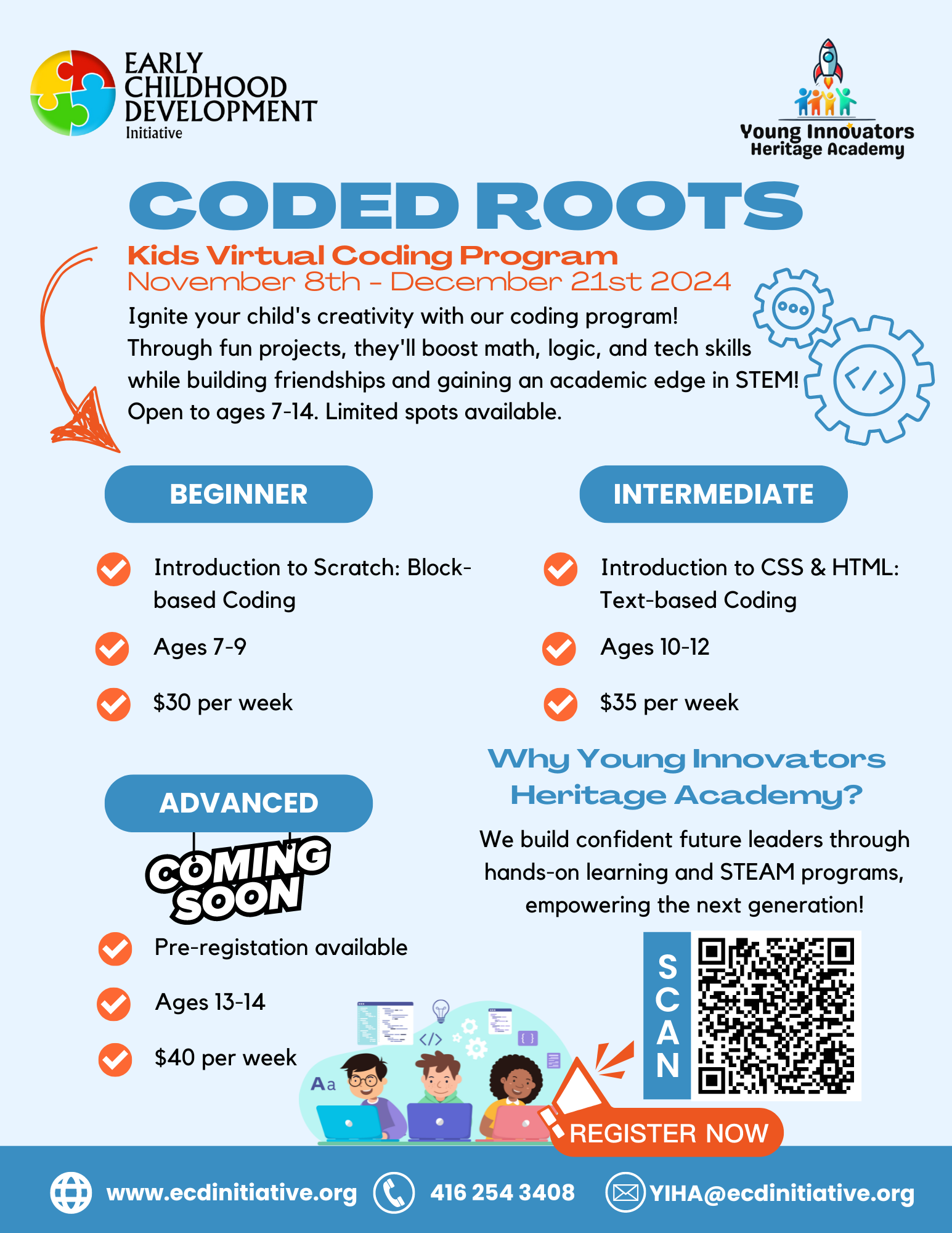 CODED ROOTS PROGRAM FLYER FallWinter 2024