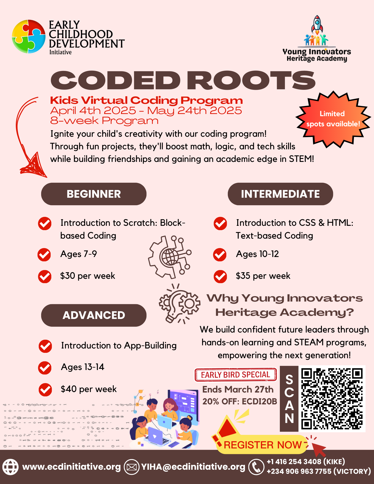 Coded Roots Flier